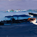 On a mooring, sketch