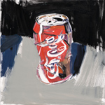 Crumpled cans of Coke