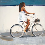 Girl on bike