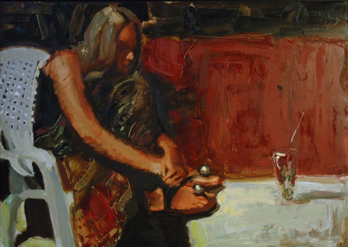 Современный художник Эдуард Аниконов, картина - Вечерний Мохито
