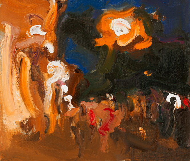 Современный художник Эдуард Аниконов, картина - Ночной пейзаж